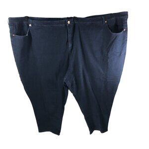 Universal Standard Womens Seine High Rise Skinny Jeans Dark Wash 40P